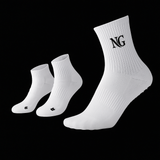 Pack Mix Chaussettes Courtes + Mi-Longues Antidérapantes NoGlide (Blanc ou Noir)
