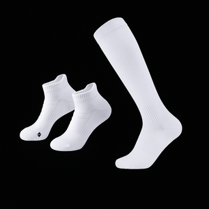 Pack Mix Chaussettes Courtes + Longues Antidérapantes NoGlide (Blanc ou Noir)