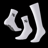 Pack Mix Chaussettes Mi-Longues + Longues Antidérapantes NoGlide (Blanc ou Noir)